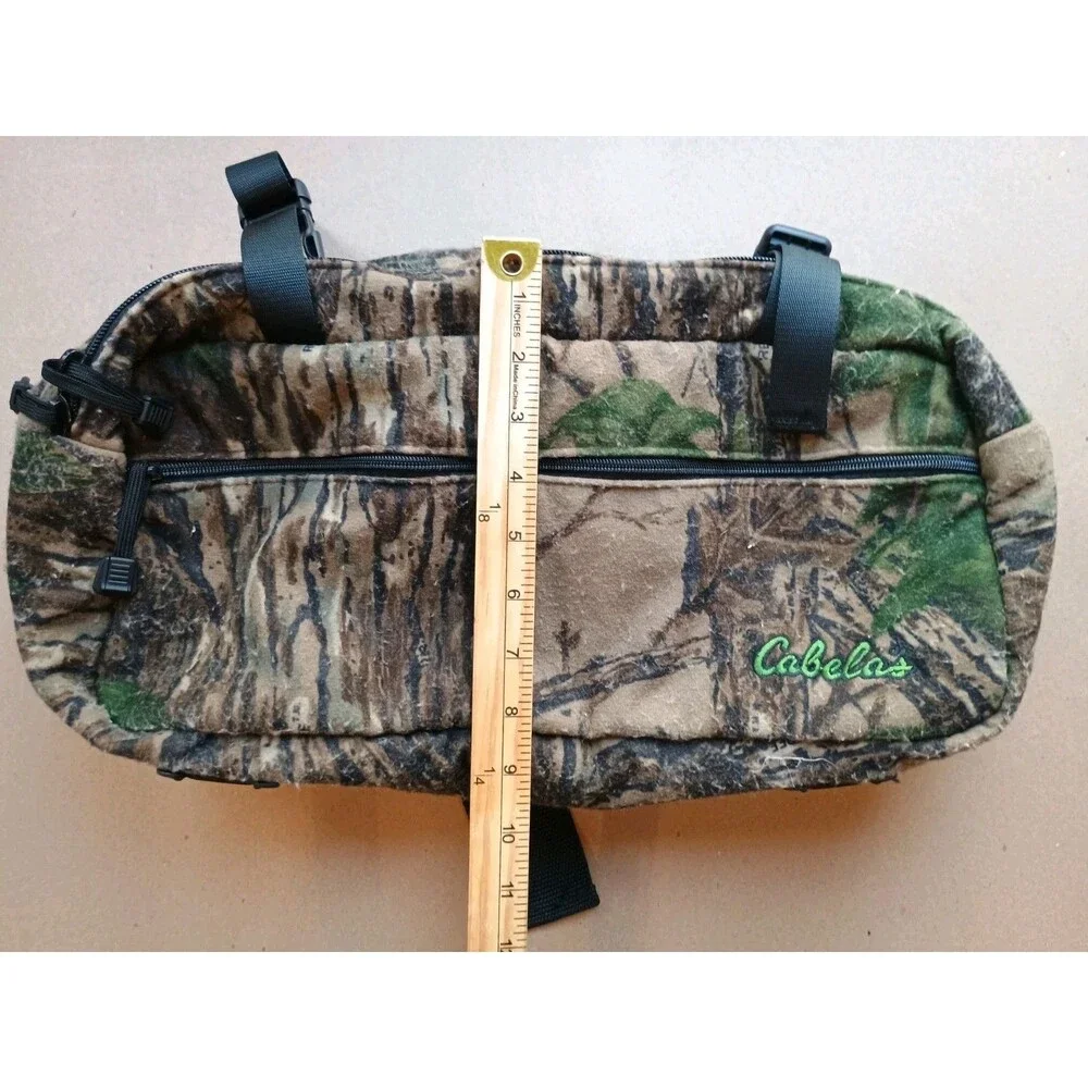 Cabela’s Mossy Oak Camo Flannel Hunting Fanny Pack Lumbar Bag